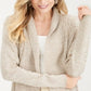Karen Scott Women's Cocoon Cardigan Brown Size Petite Small