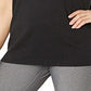 Nike Women's Statement Shine T-Shirt Black Size X-Small