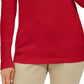JM Collection Women's Stud Sleeve Pullover Turtleneck Sweater Red Size XX-Large
