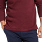 Club Room Men's Quarter Zip French Rib Pullover Sweater Red Size X-Large