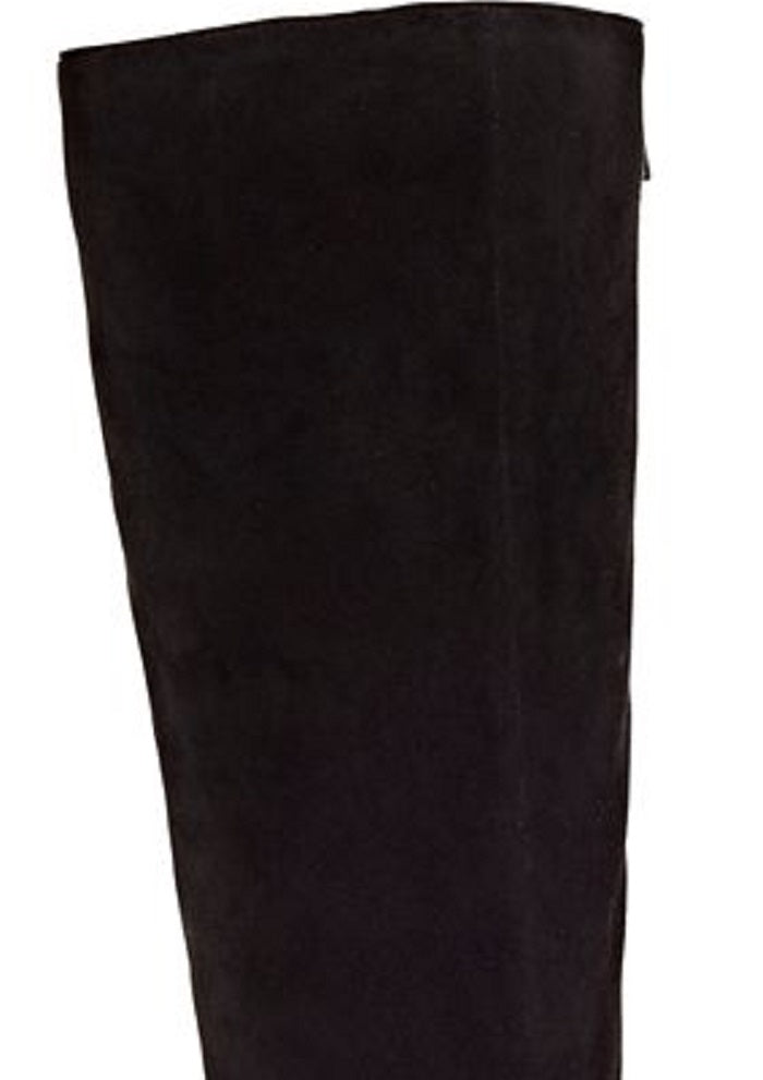 INC International Concepts Women's Radella Suede Knee High Boots Black Size 9.5 M-WC
