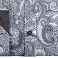 Tallia Men's Slim Fit Performance Stretch Paisley Dress Shirt Gray Size M