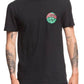 Quiksilver Men's Regular Fit Santa Graphic Tee T-Shirt Black Size XX-Large