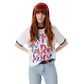 Wrangler Women's & Lyric CULTURE'S Peace Love & Rock Top White Size S