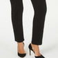 INC International Concepts Women's Denim Tummy Control Straight Leg Jeans Black Size 0
