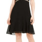 Nanette Lepore Women's Sleeveless Knee Length a Line Party Dress Black Size 12