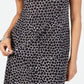 JM Collection Women's Printed Jacquard Tank Black Size Petite Large