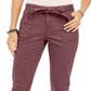 Style & Co Women's Belted Cuffed Jeans Pink Size 10