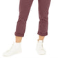 Style & Co Women's Belted Cuffed Jeans Pink Size 10