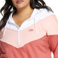 Nike Women's Plus Color Block Hoodie Orange Size X-Large