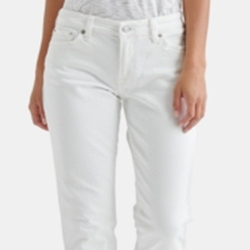 Lucky Brand Women's Sweet Straight Leg Jeans White Size 26