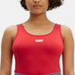 Levi's Women's Sleeveless Full Coverage Bodysuit Red Size S