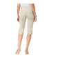 Style & Co Women's Snap-Button Capri Pants Beige Size 12