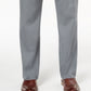 Club Room Men's Pants Flat Front Classic Chino Stretch  Gray Size 38X32