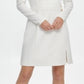 DKNY Women's Long Sleeve V Neck Short Sheath Dress White Size 16
