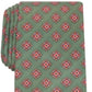 Tasso Elba Men's Luciano Medallion Silk Neck Tie Green Size Regular