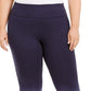 Ideology Women's Plus Blurred Tie Dyed Leggings Purple Size 1X