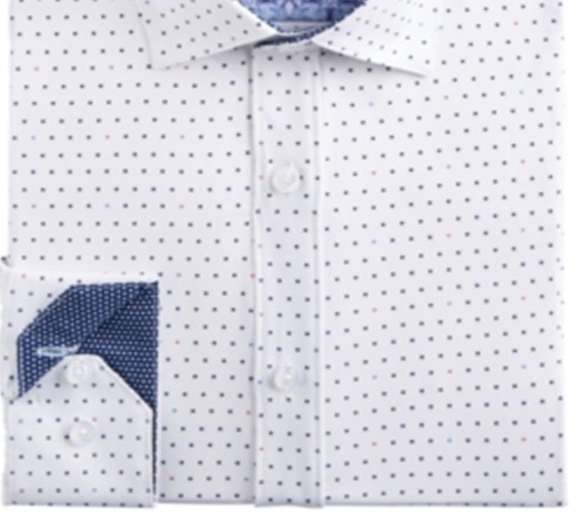 Tallia Men's Slim-Fit Performance Stretch White Size L