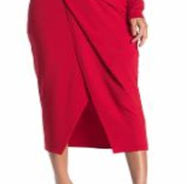 Rachel Roy Women's Bret Jersey Dress Red Size Small