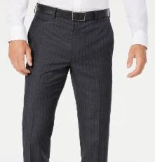 Lauren Ralph Lauren Men's Classic-Fit UltraFlex Stretch Stripe Suit Pants Black Size 44X30