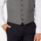 Ryan Seacrest Distinction Men's Belted Jacket Gray Size Large