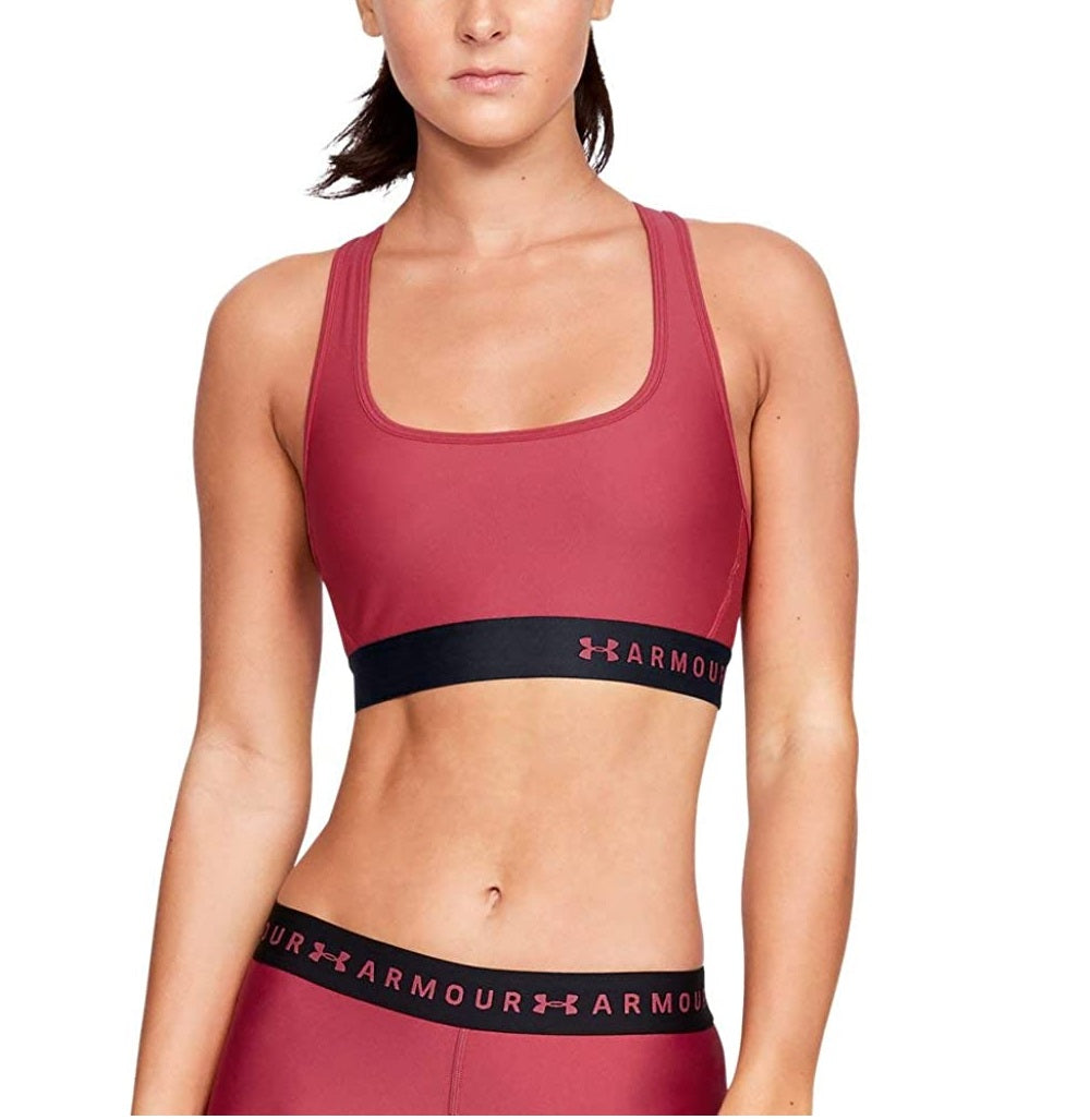 Under Armour Women's Armour Impact Crossback Sports Bra Pink Size XS