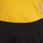 Anne Klein Women's Top Tank Double V-Neck Sleeveles Yellow Size Medium