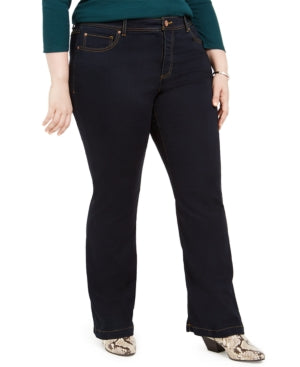 Inc Women's Plus Size & Petite Plus Bootcut Jeans - Tikglo Wash Blue Size 14W
