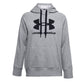 Under Armour Women's Rival Logo Fleece Hoodie Gray Size Small