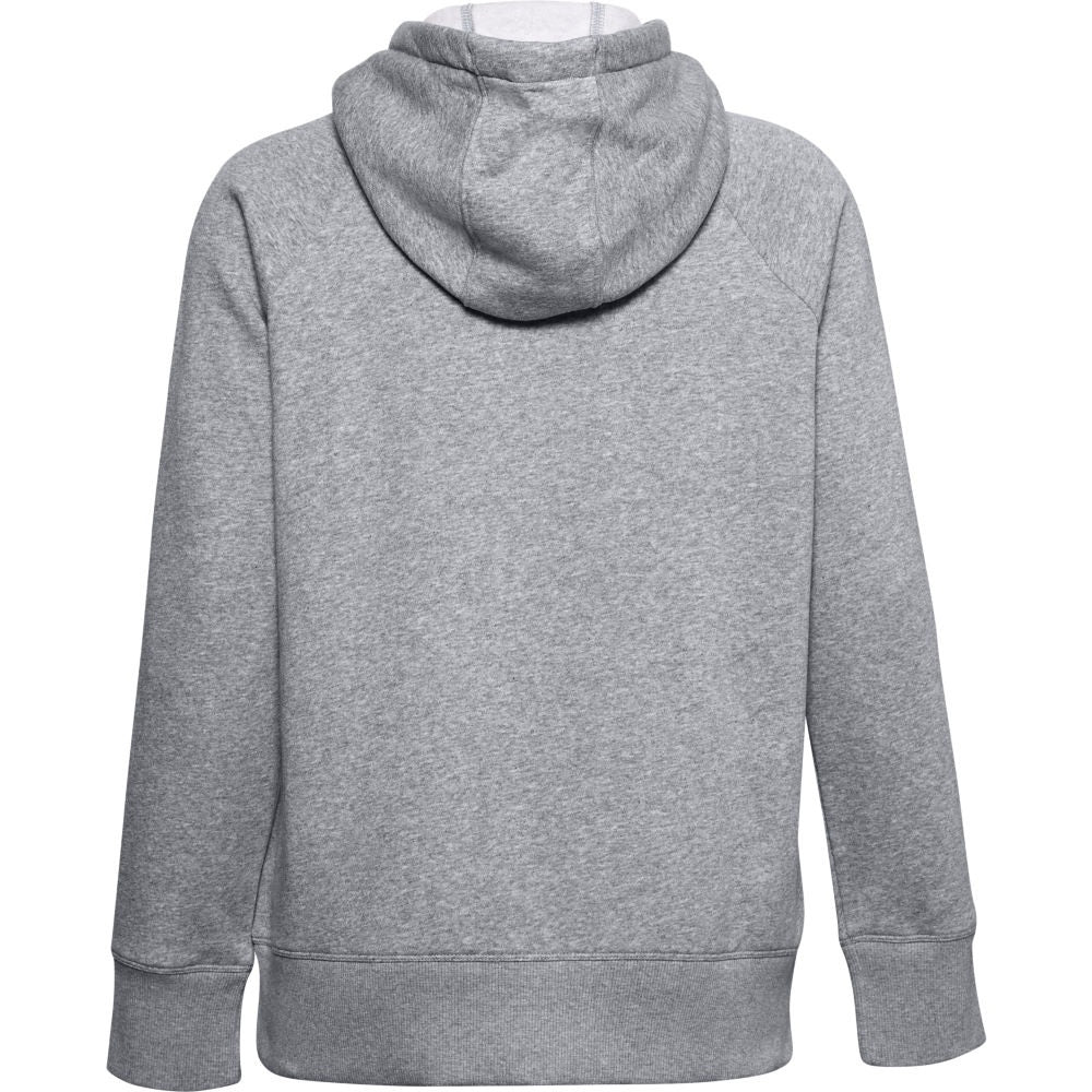 Under Armour Women's Rival Logo Fleece Hoodie Gray Size Small