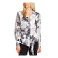 Vince Camuto Women's Long Sleeve Floral Top Gray Size XS