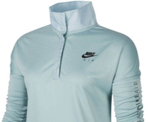 Nike Women's Air Half Zip Running Top Green Size X-Small