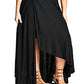 City Chic Women's PLAIT DETAIL MAXI Black Size X-Small