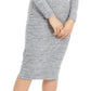 Bar III Men's  Long Sleeve Below the Knee Dress Gray Size XL