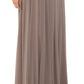 Betsy Adam Women's Sequined Short Sleeve Jewel Neck Full Length Evening Dress Brown Size 12