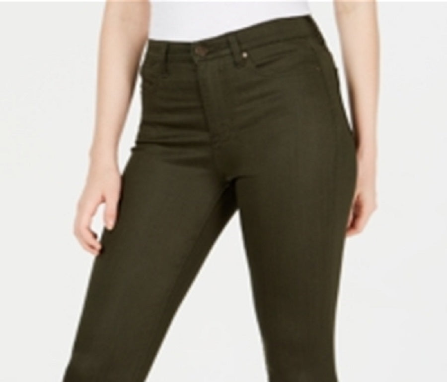 Celebrity Pink Junior's High Rise Ankle Skinny Jeans Green Size 5