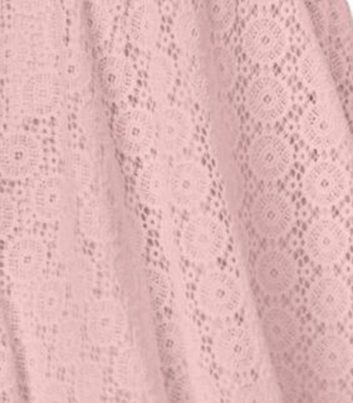 Charter Club Women's Lace Fit & Flare Dress Pink Size Medium