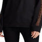 Ralph Lauren Women's Long Sleeve T-Shirt Top Black Size X-Large