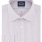 Eagle Men's Classic Regular Fit Non Iron Stretch Collar Check Dress Shirt Red Size 34X35