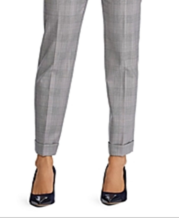 Ralph Lauren Women's Cotton Blend Pants Grey Size 8