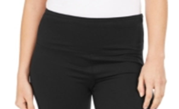 Style & Co Women's  Yoga Bike Shorts  Black Size XL