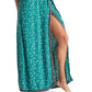 Billabong Women's Soft Seas Dress Green Size Medium