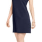 Vince Camuto Women's Ruffle Shoulder Dress Blue Size 6