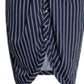 City Chic Women's Twist Stripe Dress Blue Size 18W