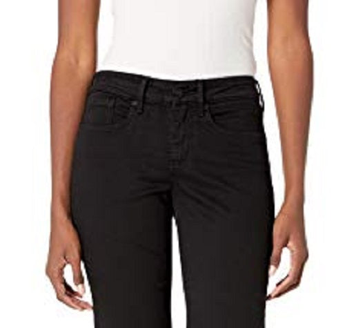NYDJ Women's Marilyn Straight Crop Jeans Black Size 16