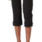 NYDJ Women's Marilyn Straight Crop Jeans Black Size 16