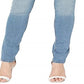 Hudson Women's Collin Mid Rise Skinny Jeans Blue Size 31