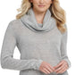 DKNY Women's Cowl Neck Hi Low Sweater Gray Size X-Large