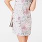 Jessica Howard Women's Illusion Embroidered Cocktail Dress Gray Size 10