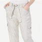 INC International Concepts Women's Belted Straight Leg Pants Brown Size 14